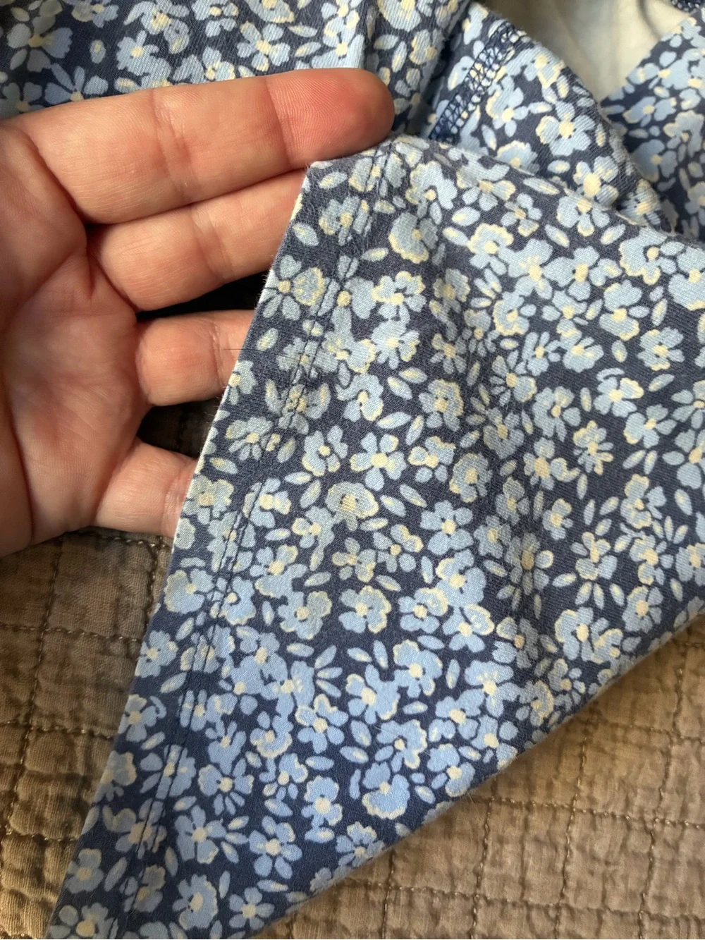 GAP Navy and White Floral Girls' Leggings